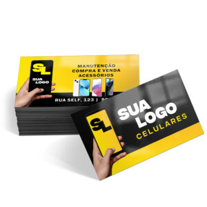 CARTÕES DE VISITA COUCHÊ 300G VERNIZ UV VERNIZ UV TOTAL FRENTE E VERSO – 4X4 – 1000unid