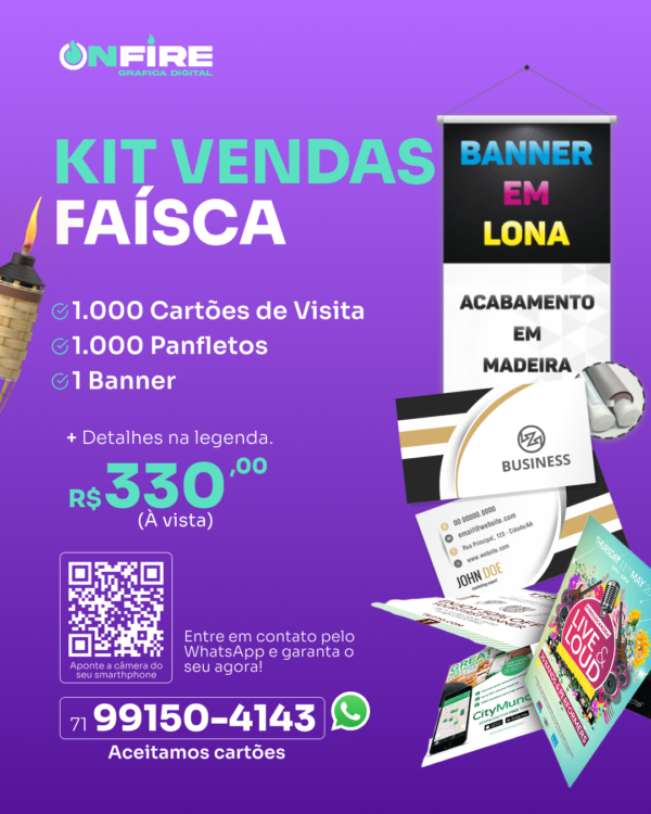 KIT VENDAS - FAÍSCA