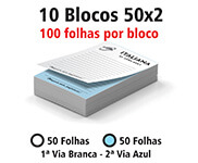 BLOCOS E TALÕES 50 FOLHAS AP 75G 50X2 105X150MM – 1X0 – 1000unid – AP2758