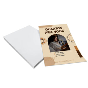 PANFLETOS, FLYERS E FOLHETOS COUCHÊ 90G SEM VERNIZ 140X200MM – 4X0 – 500unid – PATSE30C